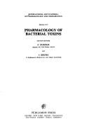 Cover of: Pharmacology of bacterial toxins
