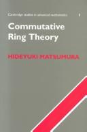 Commutative ring theory by Hideyuki Matsumura