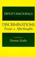 Cover of: Discriminations by Dwight Macdonald