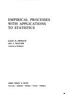 Cover of: Empirical processes with applications to statistics