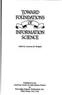 Cover of: Toward foundations of information science