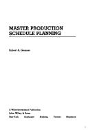 Cover of: Master production schedule planning