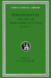 Cover of: Philostratus, The Life of Apollonius of Tyana: Volume I. Books 1-5 (Loeb Classical Library No. 16)