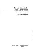 Cover of: Project analysis for local development
