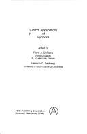 Cover of: Clinical applications of hypnosis