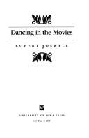 Dancing in the movies by Robert Boswell