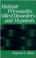 Cover of: Multiple personality, allied disorders, and hypnosis