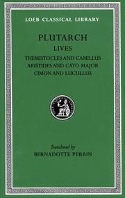 Cover of: Parallel Lives, II, Themistocles and Camillus. Aristides and Cato Major. Cimon and Lucullus by Plutarch