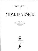 Vidal in Venice by Gore Vidal, Jeff Cummings