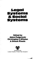 Cover of: Legal systems & social systems