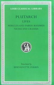 Cover of: Plutarch lives Pericles and Fabius Maximus. Nicias and Crassus