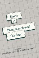 Cover of: Essays in phenomenological theology
