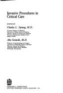 Cover of: Invasive procedures in critical care