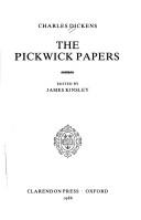 Cover of: The Pickwick papers | Charles Dickens
