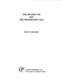Cover of: The income tax and the Progressive era