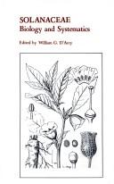 Cover of: Solanaceae, biology and systematics by edited by William G. D'Arcy.