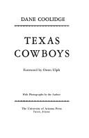 Texas cowboys by Dane Coolidge