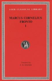 Cover of: Marcus Cornelius Fronto by Marcus Cornelius Fronto