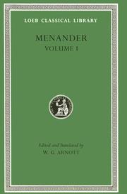 Cover of: Menander, Volume 1 | Menander of Athens
