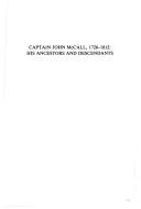 Captain John McCall, 1726-1812 by Clare M. McCall