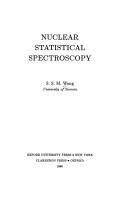 Nuclear statistical spectroscopy by Wong, S. S. M.