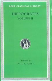 Cover of: Hippocrates, Volume II:  Prognostic (Loeb Classical Library, No. 148)