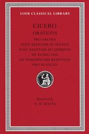 Cover of: Orations by Cicero