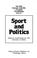 Cover of: Sport and politics