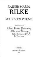 Cover of: Rainer Maria Rilke by Rainer Maria Rilke