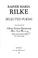 Cover of: Rainer Maria Rilke