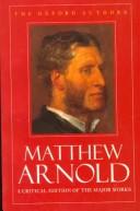 Cover of: Matthew Arnold by Matthew Arnold