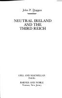 Cover of: Neutral Ireland and the Third Reich