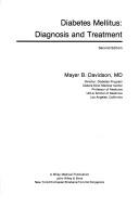 Cover of: Diabetes mellitus | Mayer B. Davidson