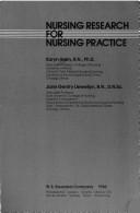 Cover of: Nursing research for nursing practice