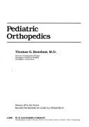Cover of: Pediatric orthopedics by Thomas S. Renshaw