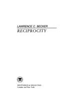 Cover of: Reciprocity