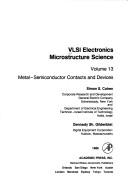 Cover of: Metal-semiconductor contacts and devices