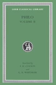 Cover of: Philo by Philo of Alexandria