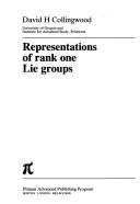 Representations of rank one Lie groups by David H. Collingwood