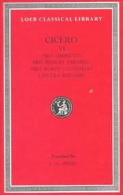 Cover of: Cicero by Cicero