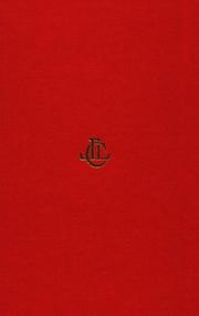 Cover of: Tertullian: Apology and De Spectaculis. Minucius Felix: Octavius (Loeb Classical Library No. 250)