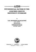 Cover of: AIDS, psychosocial factors in the Acquired Immune Deficiency Syndrome