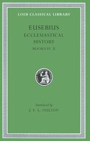 Cover of: Eusebius by Eusebius of Caesarea