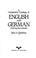 Cover of: A comparative typology of English and German