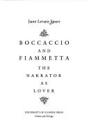 Cover of: Boccaccio and Fiammetta: the narrator as lover