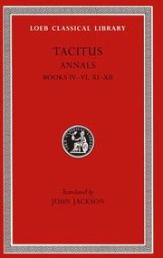 Cover of: Tacitus by P. Cornelius Tacitus