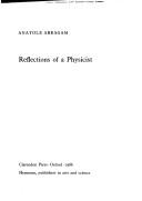 Cover of: Reflections of a physicist