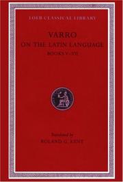 Cover of: Varro by Marcus Terentius Varro