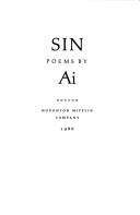 Cover of: Sin: poems