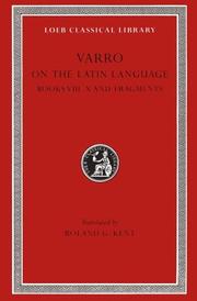 Cover of: Varro by Marcus Terentius Varro